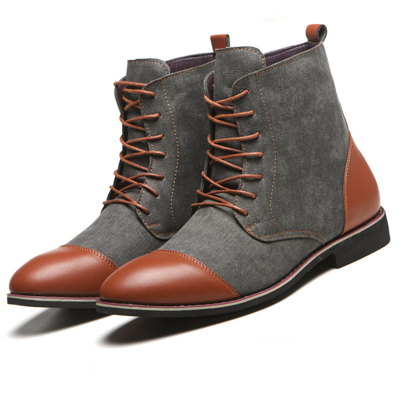 Botas Martin de lona nuevas de talla grande para hombre