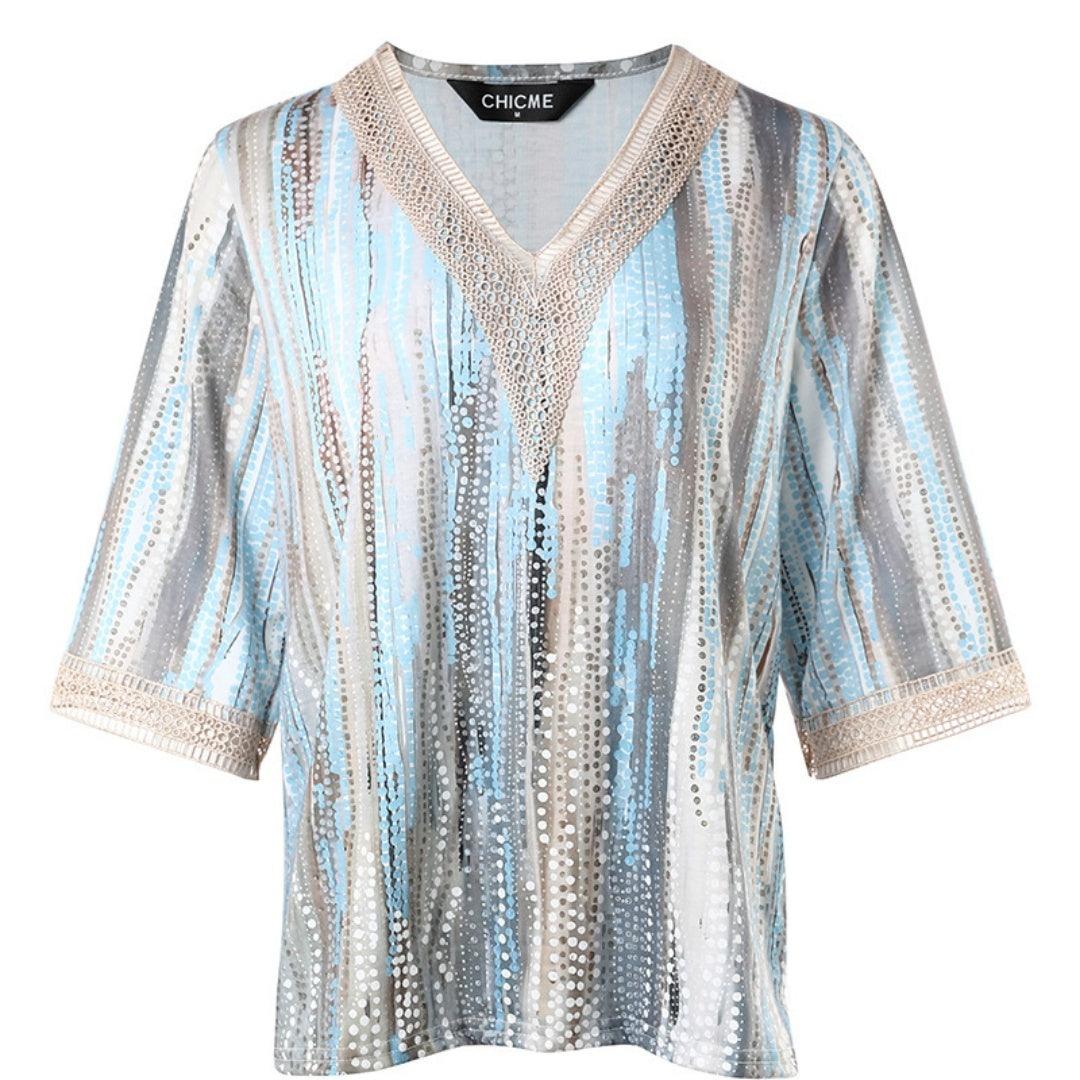 New Women's Dream Print Casual Top - WOMONA.COM