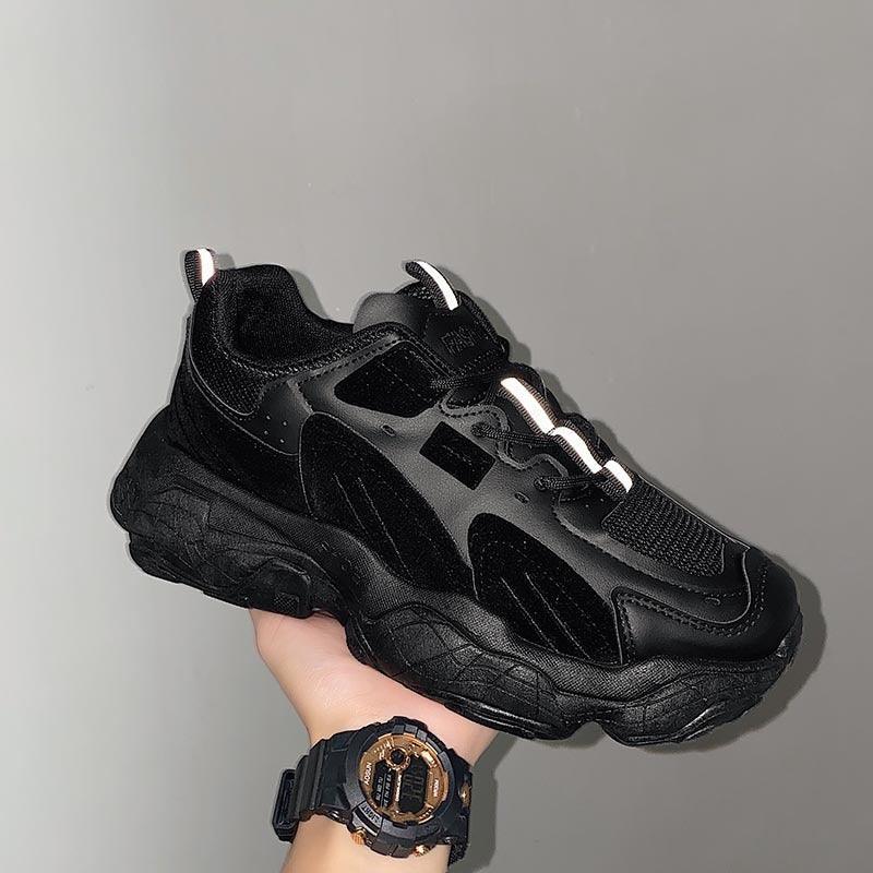 Fashion Vulcanized Shoes Men Women Chunky Sneakers - WOMONA.COM