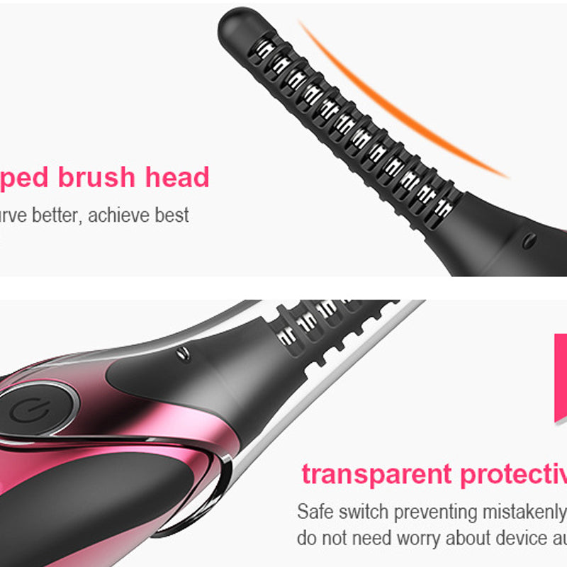 Mini Convenient Electric Eyelash Curler Beauty Tool - WOMONA.COM