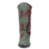 Color Matching Women Boots - WOMONA.COM