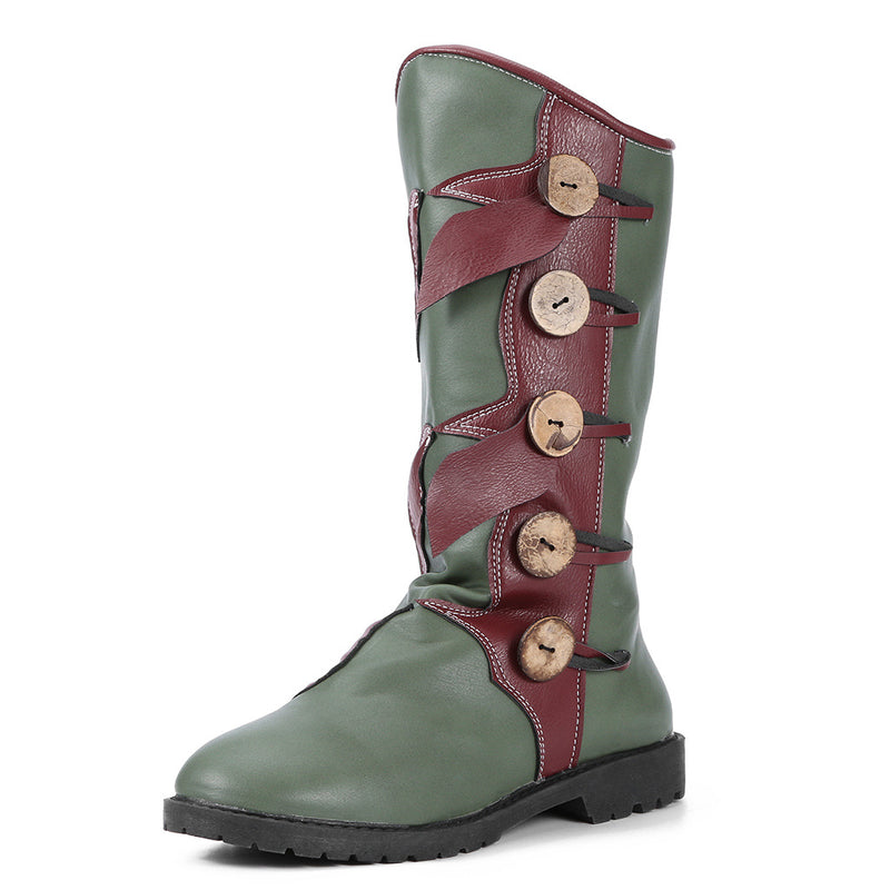 Color Matching Women Boots - WOMONA.COM