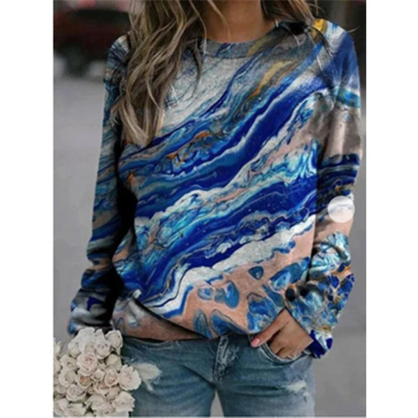 Printed Casual Sweaters For Cross Border - WOMONA.COM