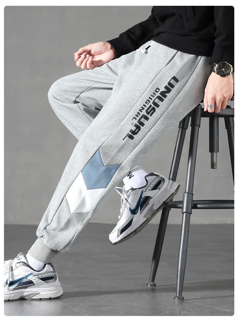 Autumn And Winter New Casual Pants Men Plus Cashmere Trend Overalls - WOMONA.COM