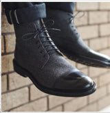 Customized Color Matching Men's Boots Foreign Trade New Basic Boots Men - WOMONA.COM