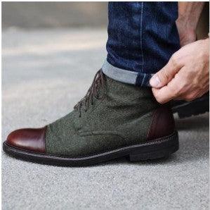 Customized Color Matching Men's Boots Foreign Trade New Basic Boots Men - WOMONA.COM