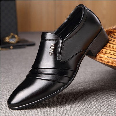 Leather Shoes Men Summer Breathable Men's Shoes - WOMONA.COM