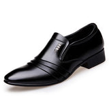 Leather Shoes Men Summer Breathable Men's Shoes - WOMONA.COM