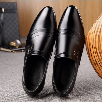 Leather Shoes Men Summer Breathable Men's Shoes - WOMONA.COM