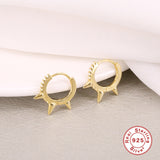 Punk Style Geometric Diamond Trendy Earrings - WOMONA.COM