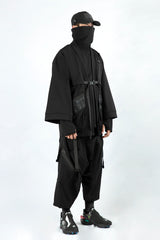 Sleeve Loose Coat Cyberpunk Dark Trench Coat - WOMONA.COM