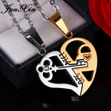 Love Key Combination Couple Necklace - WOMONA.COM