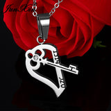 Love Key Combination Couple Necklace - WOMONA.COM