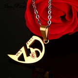 Love Key Combination Couple Necklace - WOMONA.COM