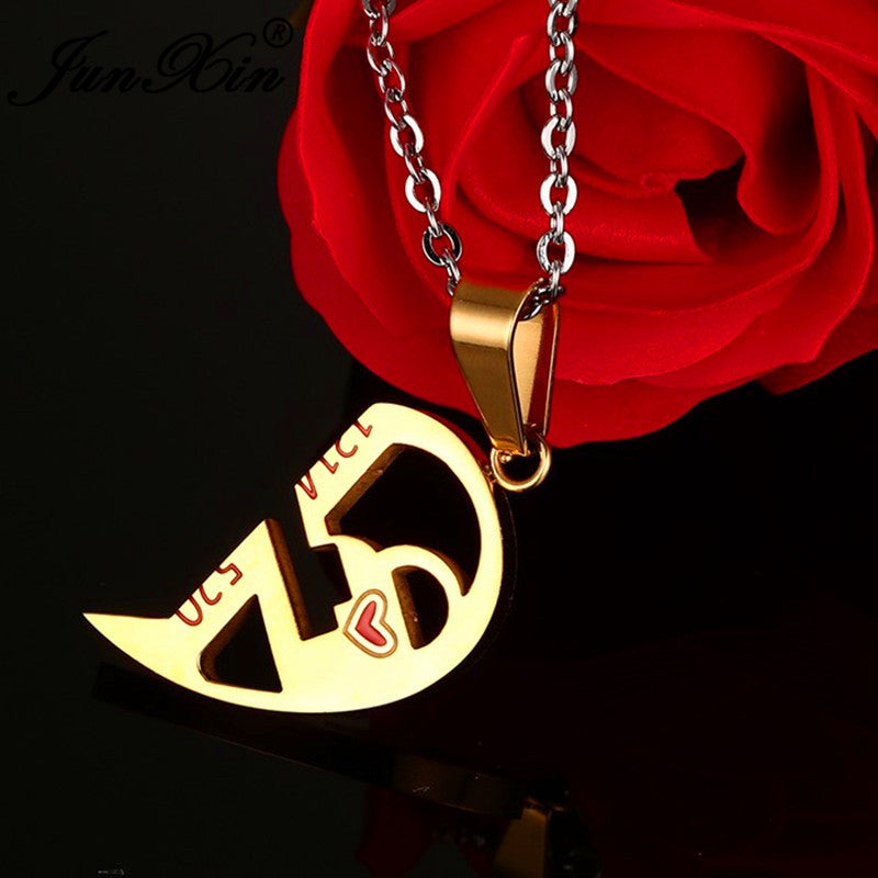 Love Key Combination Couple Necklace - WOMONA.COM