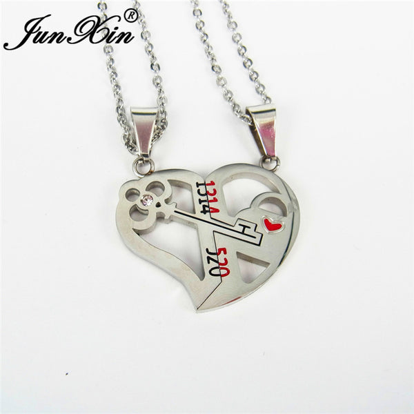 Love Key Combination Couple Necklace - WOMONA.COM