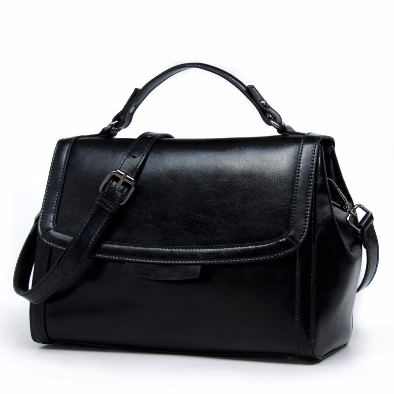 Real Leather Handbag Shoulder Bags - WOMONA.COM