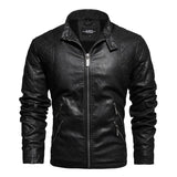 Men's Fashion Trendy Men Autumn And Winter Leather Jackets - WOMONA.COM