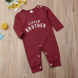 Male Alphabet Long Sleeved Romper