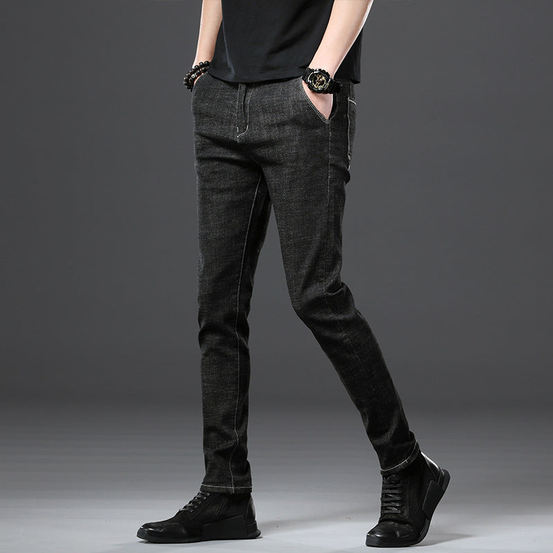 Stretch Loose Men Plus Flint Jeans - WOMONA.COM