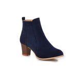 Martin Mid Heel Thick Heel Women's Boots - WOMONA.COM