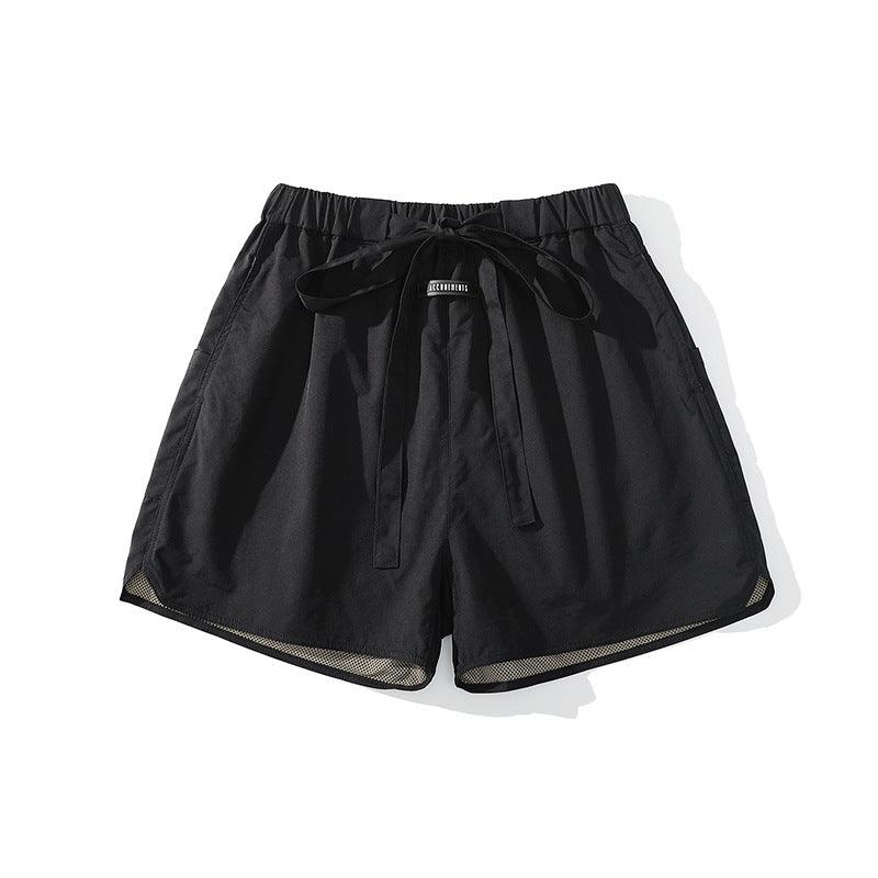 Drawstring Ribbon Beach Shorts Sports Pants Men And Women - WOMONA.COM
