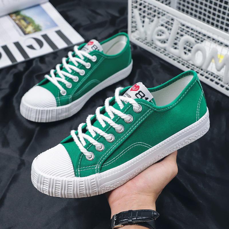 Men's Low-Top Canvas Sneakers