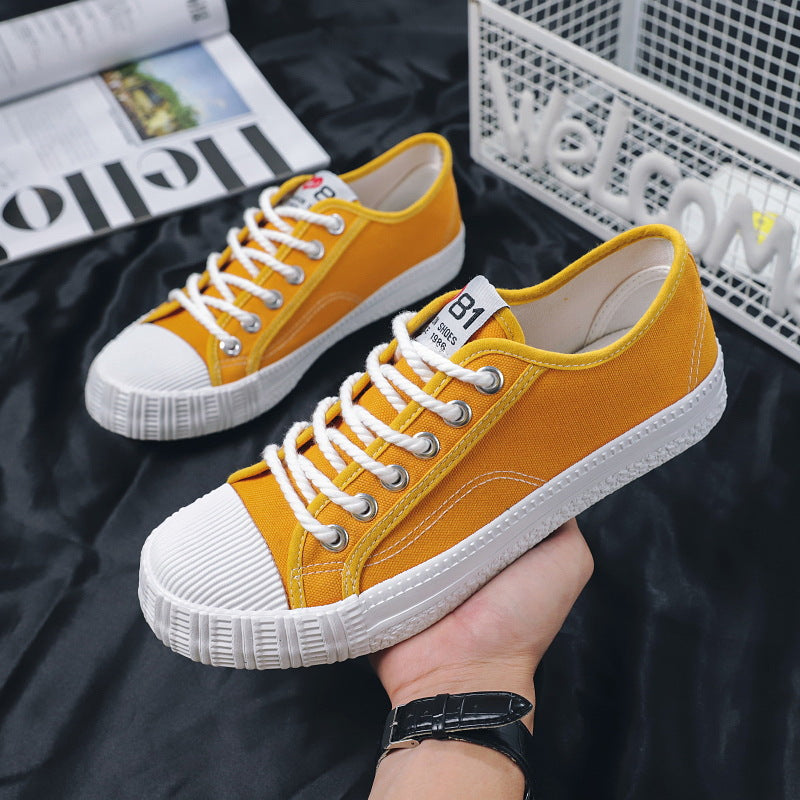 Low Top New Style Canvas Shoes Sneakers Men - WOMONA.COM