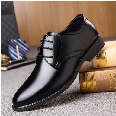 Black Shoes With Pointed Toe For Men - WOMONA.COM