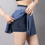 Tennis Skirts Running Golf Badmintion Pantskirt Sports Gym Fitness Shorts - WOMONA.COM