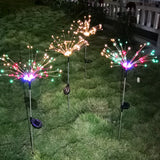 Ground-Inserted Firework Lights Christmas Outdoor LED Holiday Sky Starry Light - WOMONA.COM