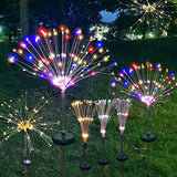 Ground-Inserted Firework Lights Christmas Outdoor LED Holiday Sky Starry Light - WOMONA.COM