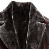 Men Leather Jackets New Arrival Winter Brand Plus Velvet - WOMONA.COM