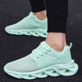 Hollow Mesh Breathable Large Size Fashion Casual Sneakers For Men - WOMONA.COM