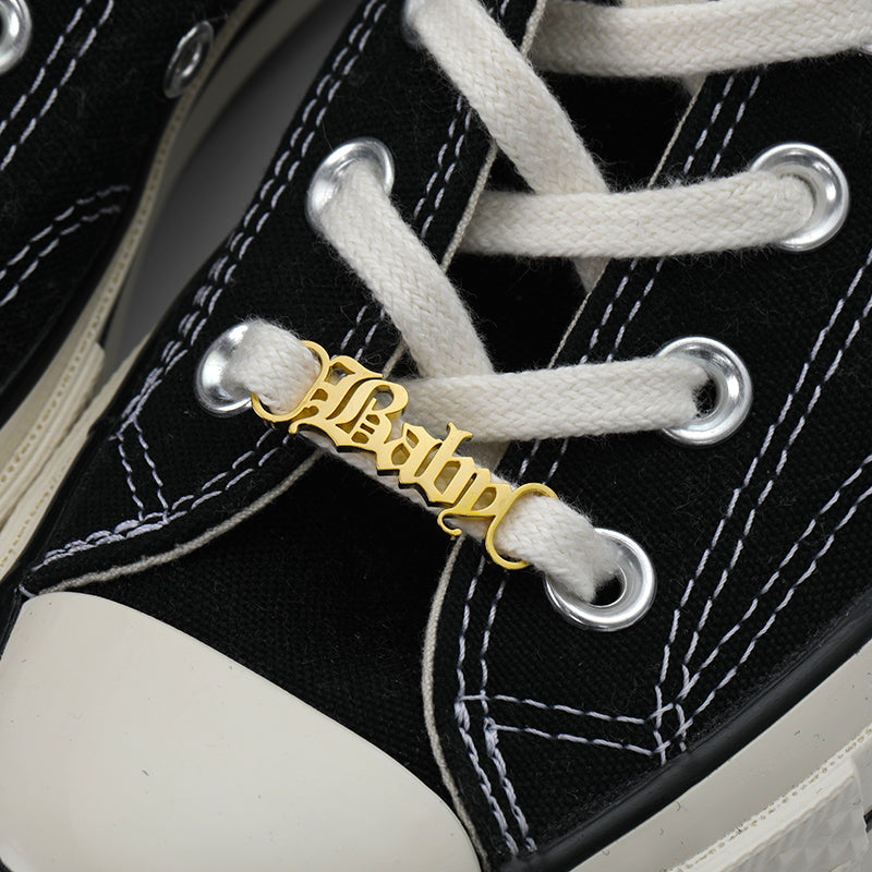 Custom Sneakers Tag for Women Men Stainless Steel Personalized Shoes Buckle - WOMONA.COM