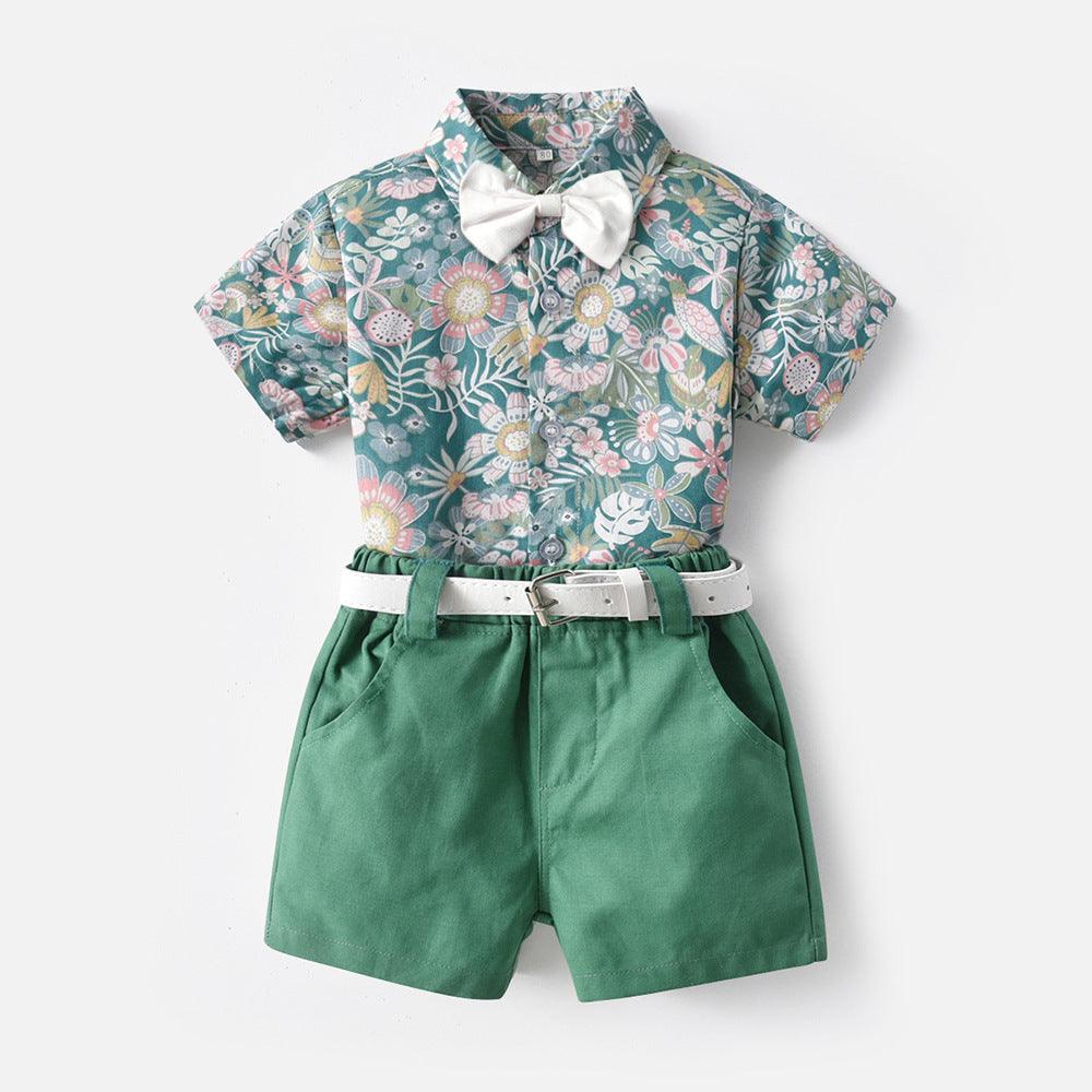Printing Beach style Vacation Leisure Suit - WOMONA.COM