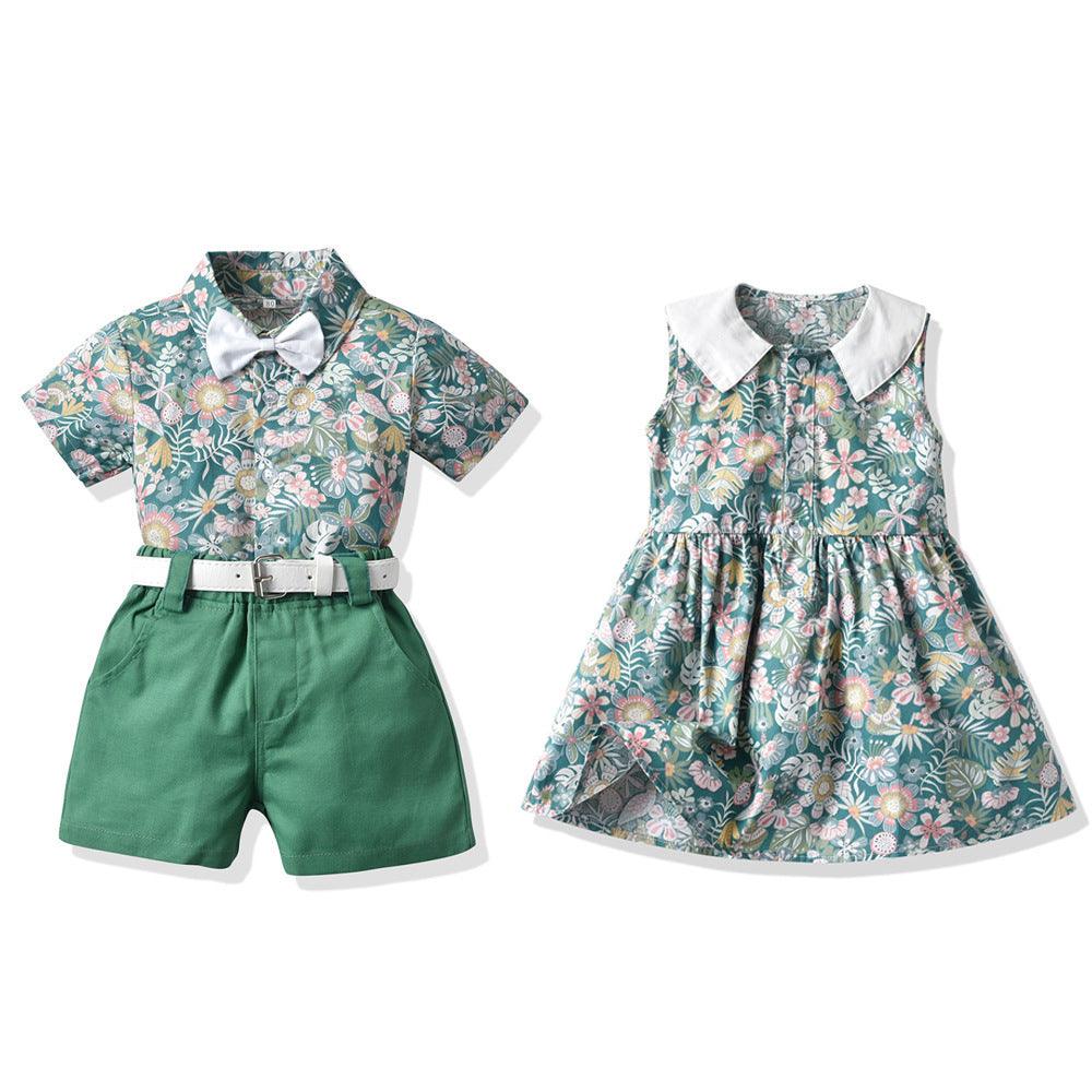 Printing Beach style Vacation Leisure Suit - WOMONA.COM