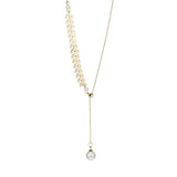 Temperament Simple Personality Wheat Ear Clavicle Chain - WOMONA.COM