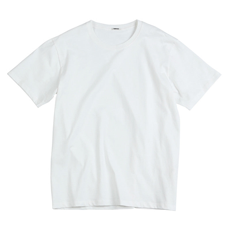 Summer Cotton White T-Shirts For Men - WOMONA.COM