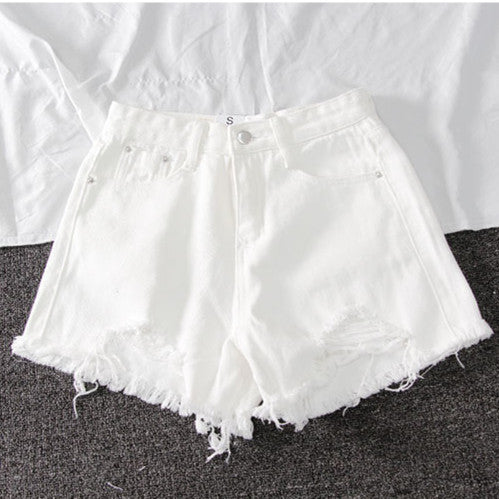 New Denim High Waist Korean Shorts Women - WOMONA.COM