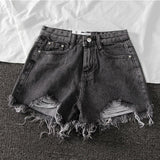 New Denim High Waist Korean Shorts Women - WOMONA.COM