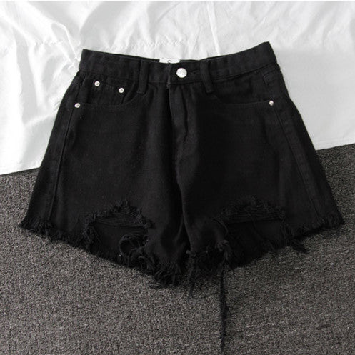 New Denim High Waist Korean Shorts Women - WOMONA.COM