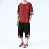 Japanesex Kimonos Summer 6 Colors Short-Sleeved T-shirt - WOMONA.COM