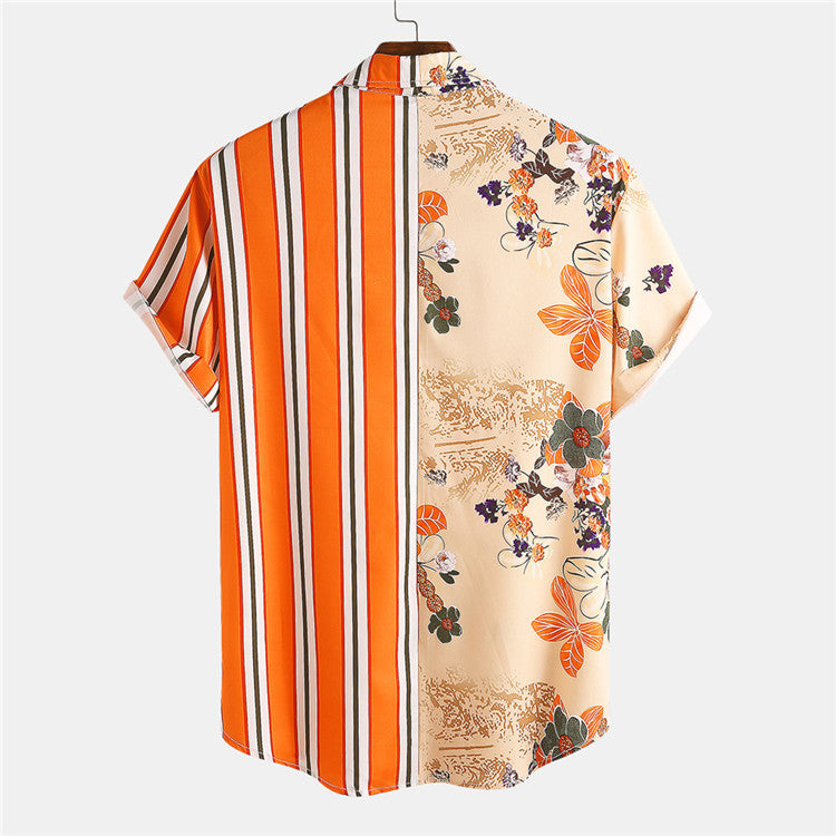 Men's Short-Sleeved Fashion Shirts - WOMONA.COM