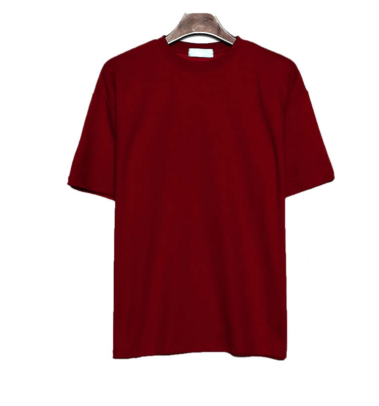 Men''s Loose Solid Color T-shirt Men''s