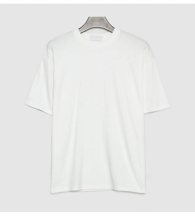 Men''s Loose Solid Color T-shirt Men''s