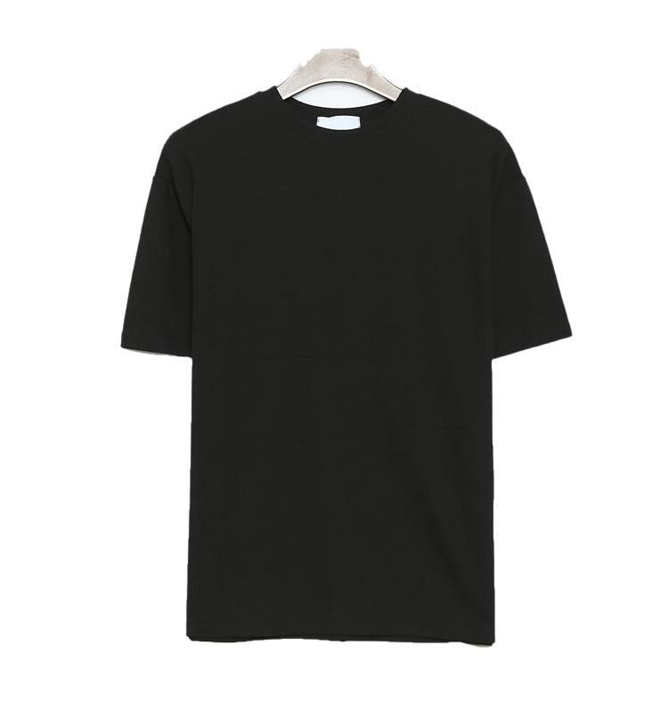 Men''s Loose Solid Color T-shirt Men''s - WOMONA.COM