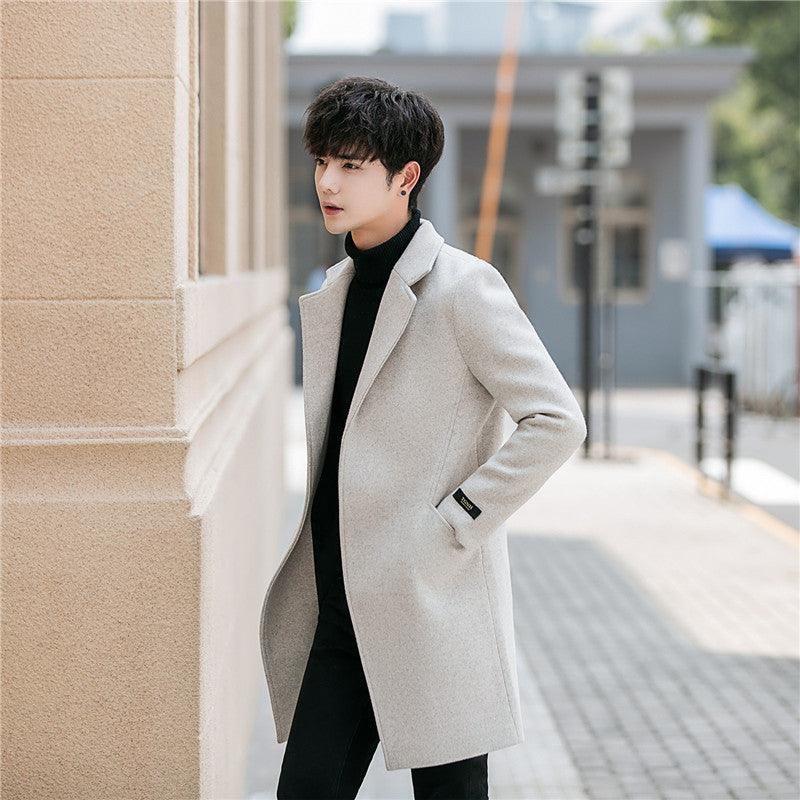 Handsome Plus Cotton Thick Woolen Coat - WOMONA.COM