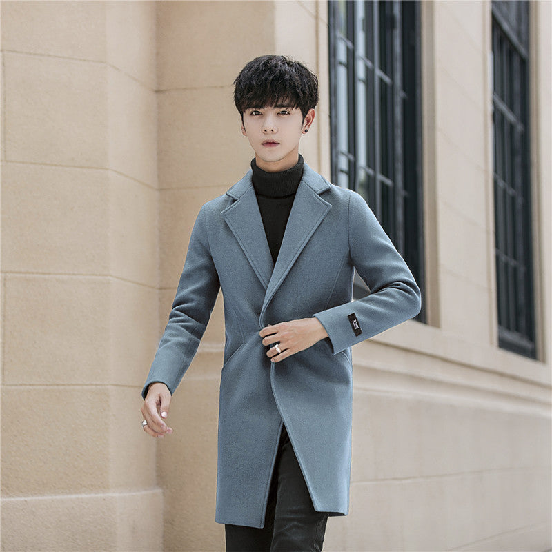 Handsome Plus Cotton Thick Woolen Coat