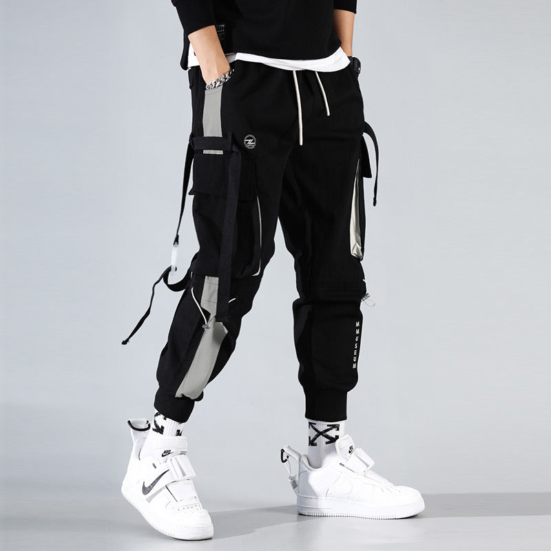 Ins Loose Hip-Hop Casual Pants Men - WOMONA.COM